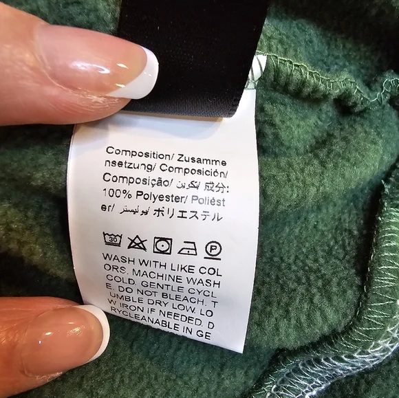 Be Happy It's Okay Crewneck Fleece Green  Medium EUC Streetwear Girlcore - Picture 4 of 7